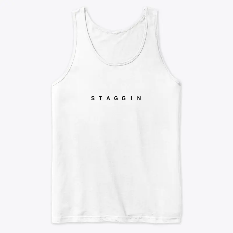 STAGGIN VOGUE COLOURS TANK white